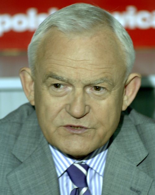 Leszek Miller, przewodniczący SLD. 