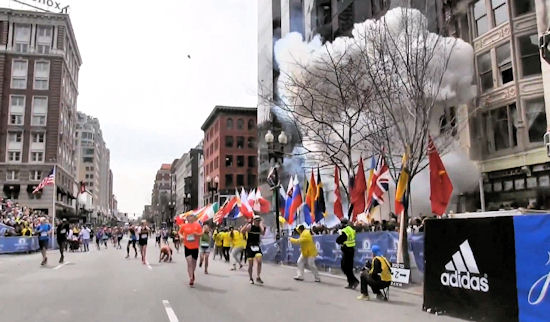 Eksplozje podczas Maratonu Bostońskiego. Film naocznego świadka