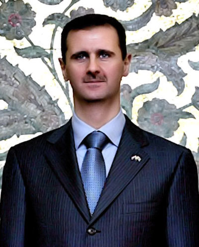 Baszszar al-Asad - prezydent Syrii.